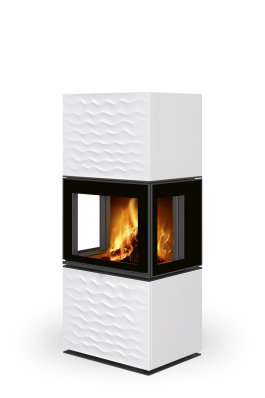 Design-Kamine | ALERIA C Keramik Welle