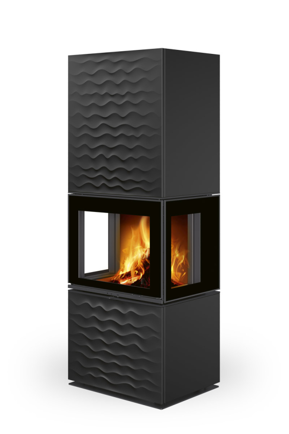 Design-Kamine | ALERIA C H Keramik Welle