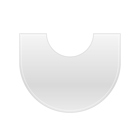 Zubehör | Glasvorlegeplatte für Kaminöfen OLBIA H (4197)