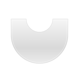 Zubehör | Glasvorlegeplatte für Kaminöfen OLBIA H (4197)