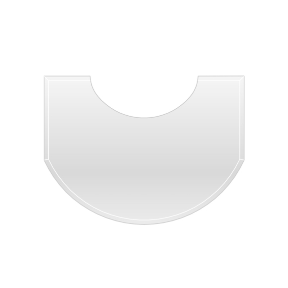 Zubehör | Glasvorlegeplatte für Kaminöfen LAMIA T (4213)